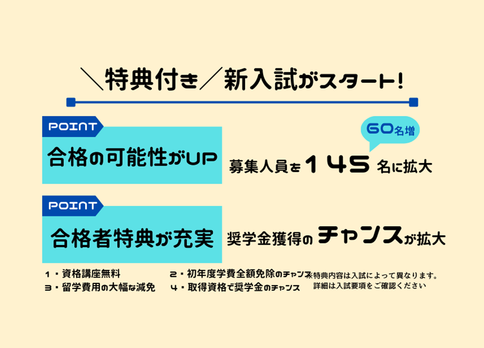 特典付き総合型選抜入試 参加指定プログラムを実施